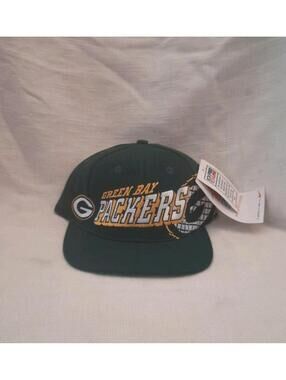 Vintage Sports Specialties Pro Line Green Bay Packers Snapback Hat NFL Green Cap